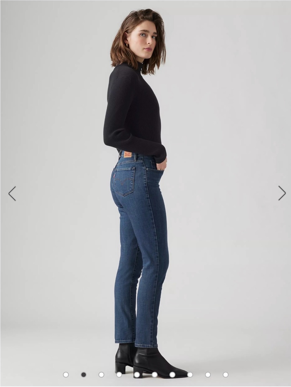 Dark Blue Slimming Skinny Jeans - Women - Picture 2 of 7